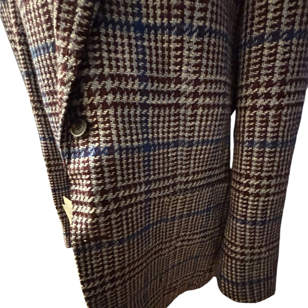 Suitsupply Brown and Blue Checkered Blazer - Picture 10 of 17